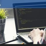 engineer on laptop