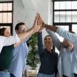 Happy and engaged employees